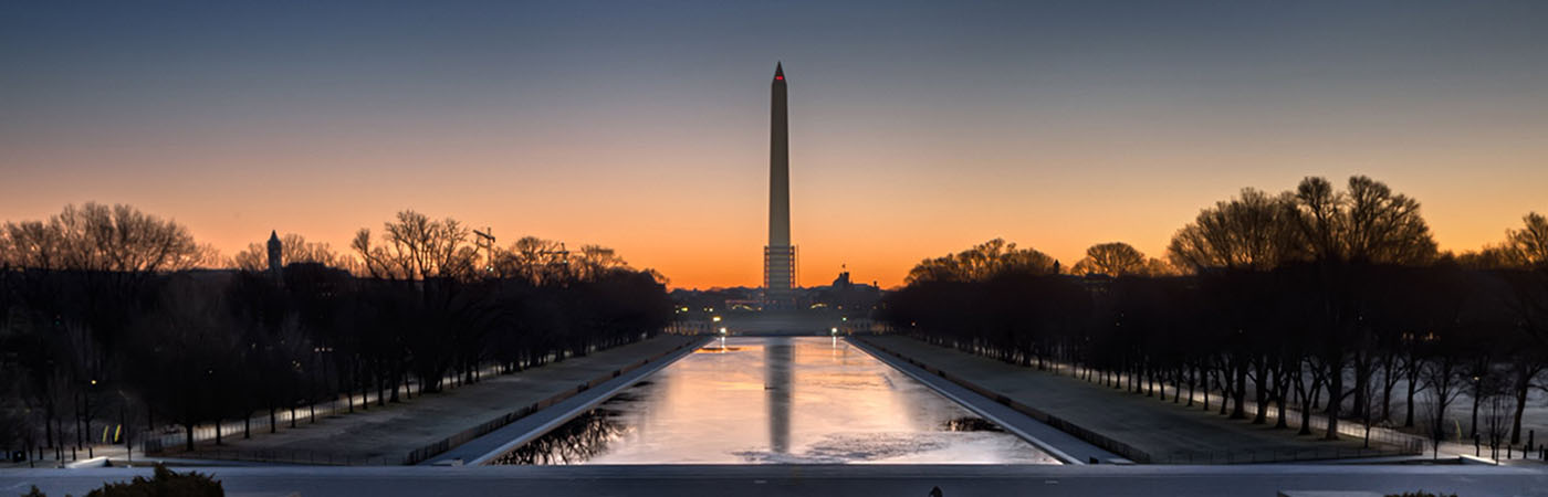 View from the Lincoln Memorial toward the Washington Monument