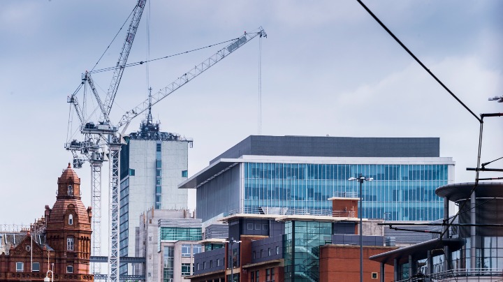 Buildings and construction work in Manchester