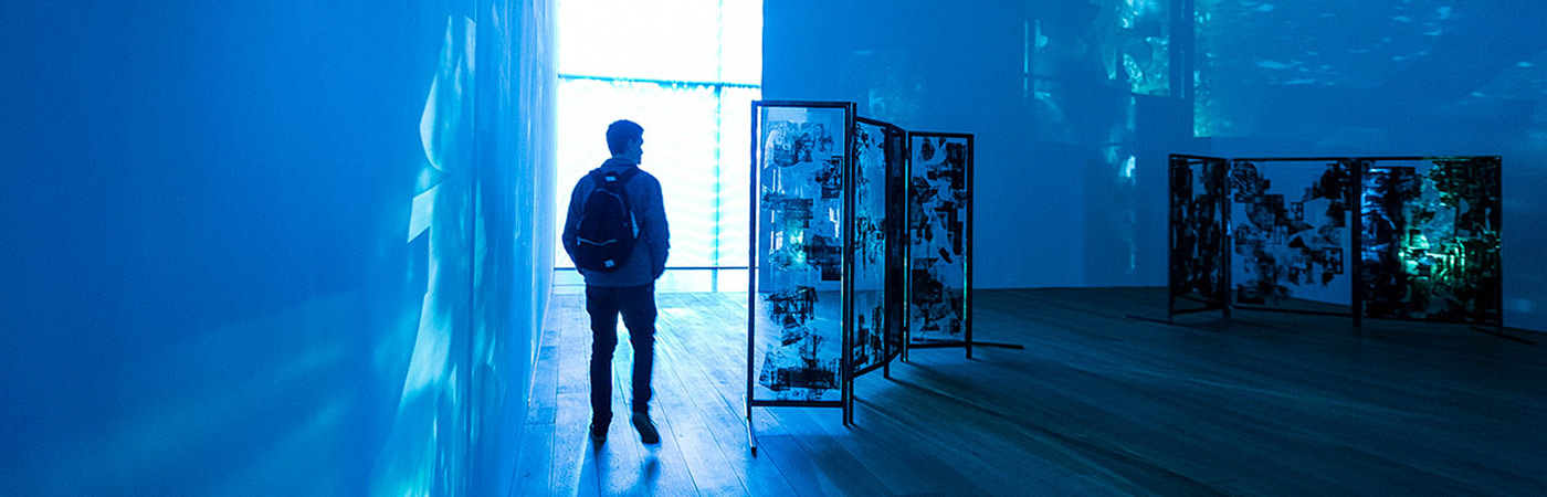 Whitworth gallery blue projections