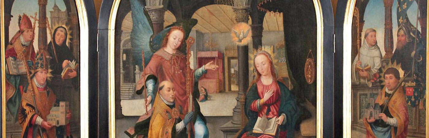 The Annunciation triptych at The Hermitage, St Petersburg