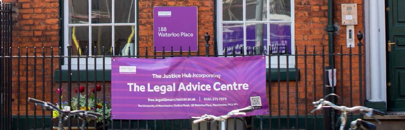The outside of the justice hub at 188 Waterloo Place.