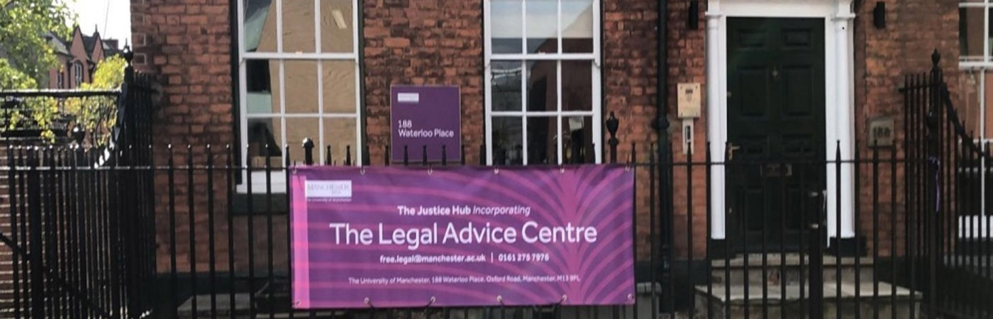 The outside of the justice hub at 188 Waterloo Place.
