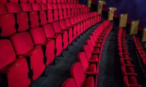 Empty theatre seats