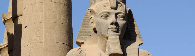 Pharoah sculpture