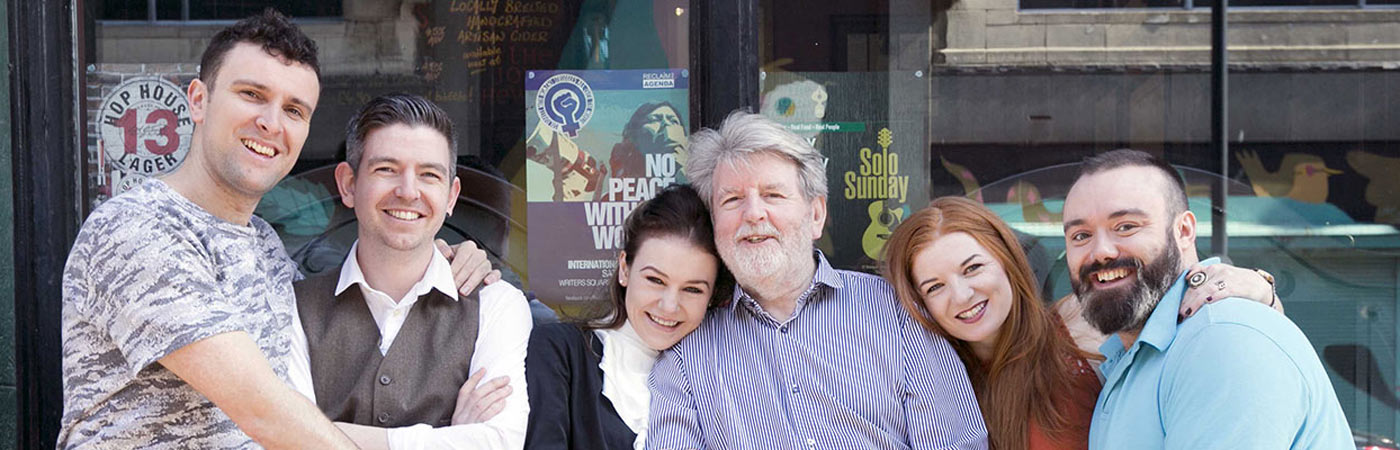 Martin Lynch and play cast of My Country, A Journey