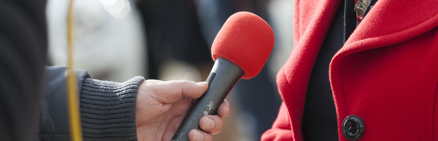 Interview taking place