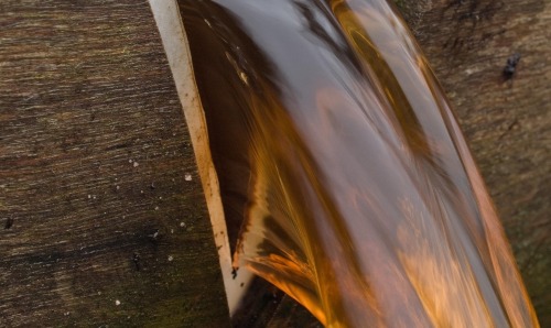 An image of flowing water