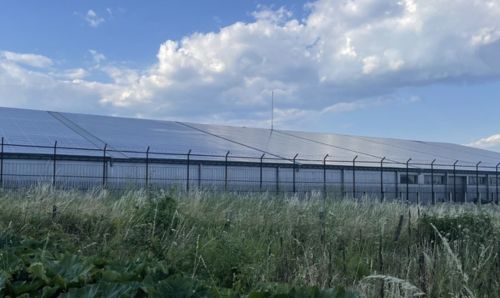 Solar farm in North Macedonia