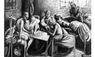 Blair Hughes-Stanton, Ward Scene in a Greek hospital (1941).