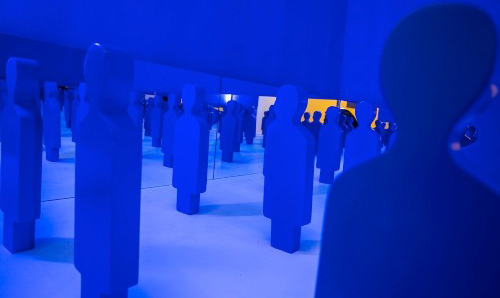 Khaled Hourani, The Blue Figure (2017). c. The Artist