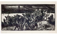 Proof of a poster (1914-16) by the Welsh OWA artist, Frank Brangwyn (1867-1956).