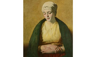 William Strang (1859-1921) A Belgian Peasant Girl (1914).