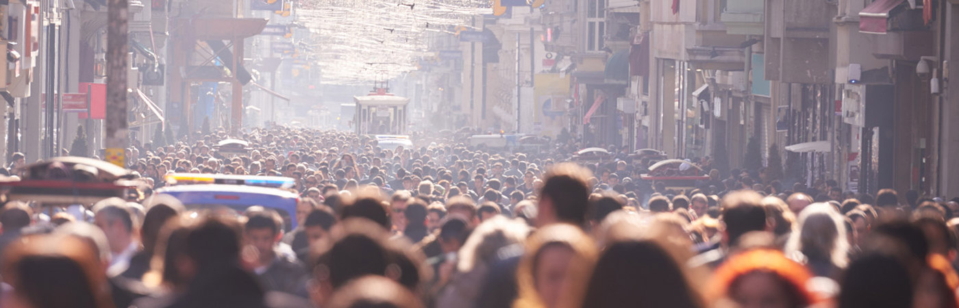 crowd of people in Moscow