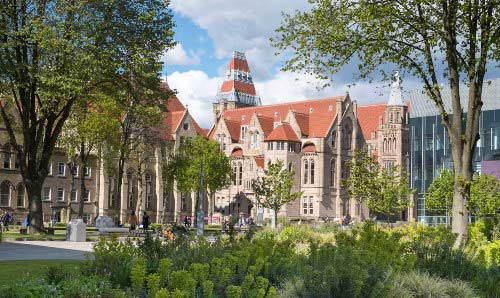 University of Manchester campus buildings.