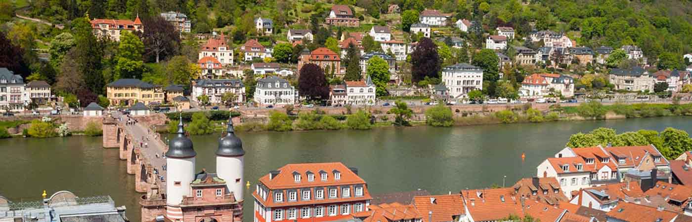Carl Theodor Old Bridge in Heidelberg, Germany