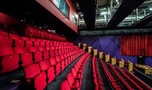 Theatre seats in the Contact Theatre