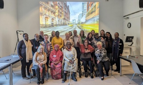 A group of people from the MUARG Older People's Forum.