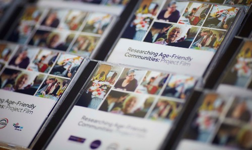 Copies of the Researching Age-friendly Communities film.