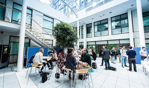 Atrium in the Ellen Wilkinson Building