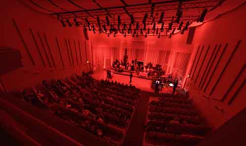 A photo of the Cosmo Rodewald Concert Hall