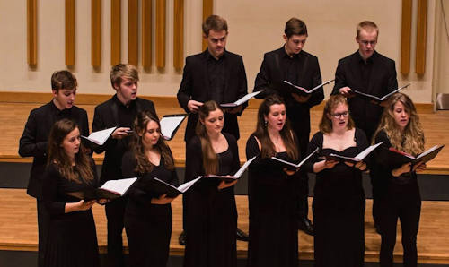 Ad Solem singers performing