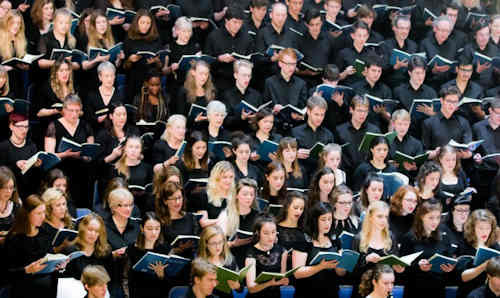 University of Manchester Chorus singers performing