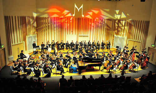 Symphony Orchestra performing