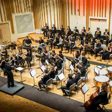 Wind Orchestra performing