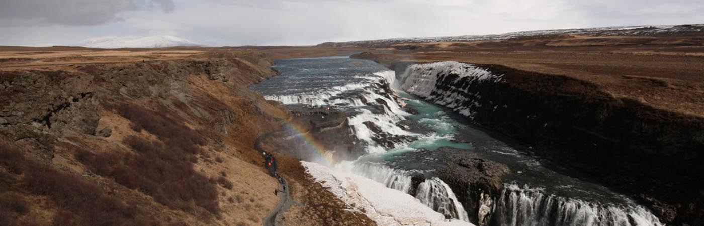 Landscape with rainbow