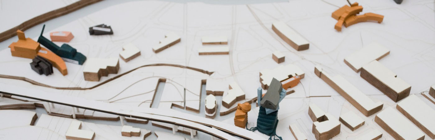 An architectural 3D model