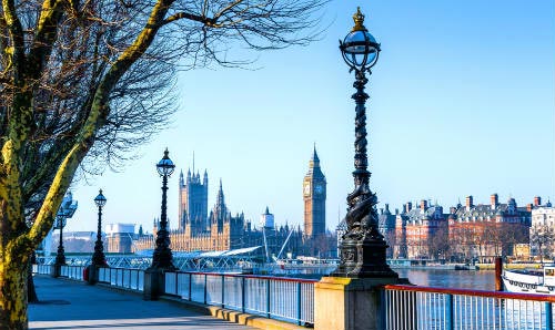 view of Westminster across river
