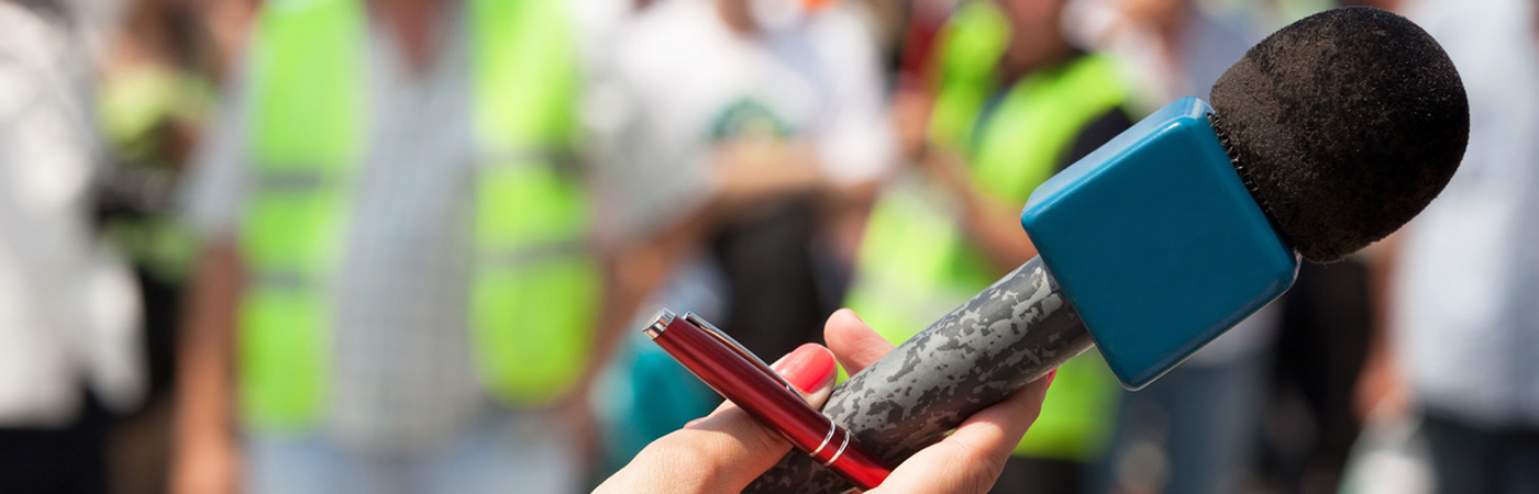 Press microphone
