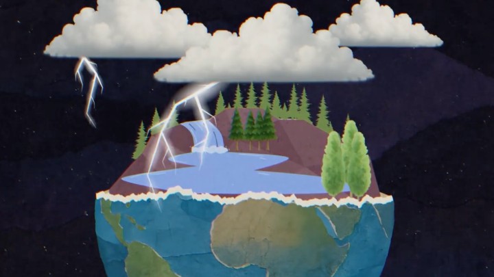 An illustration of the earth.