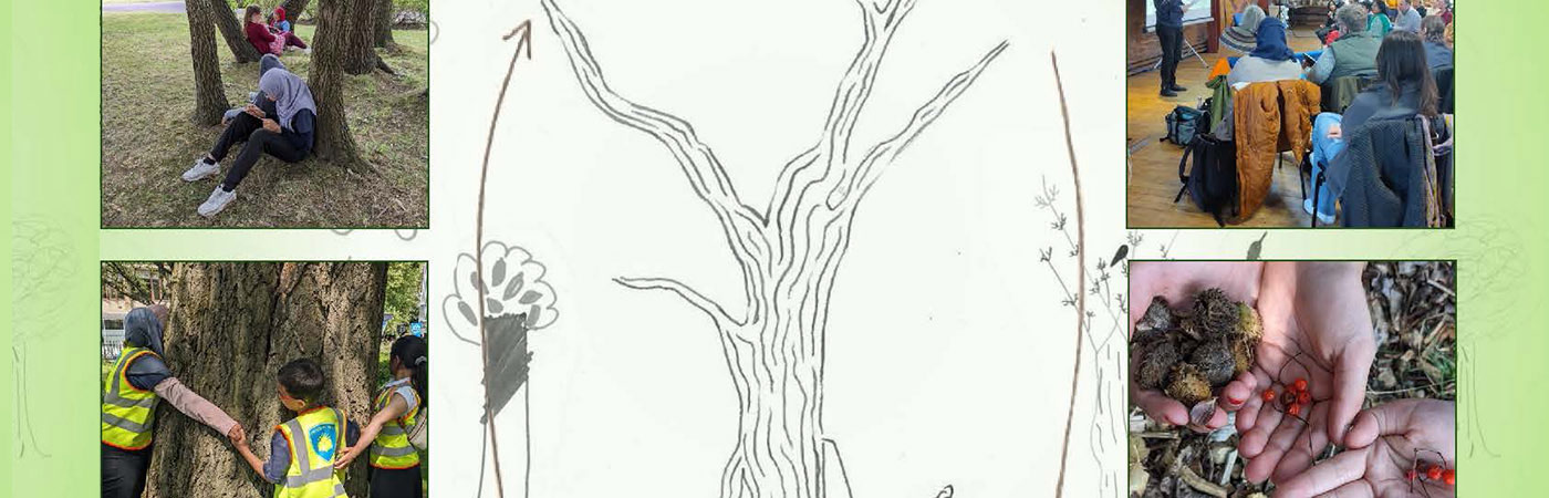 ryan woods - tree ears and the space between poster