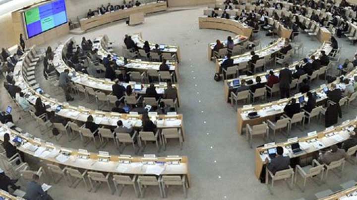 United Nations meeting.