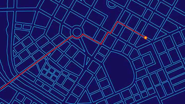 Street map graphic