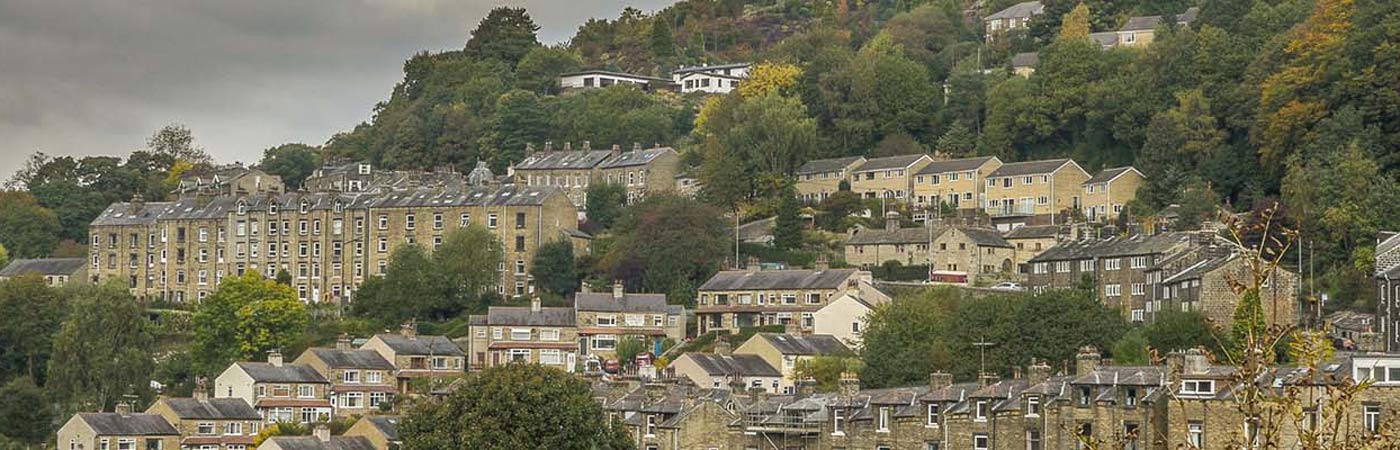 Houses on a hill