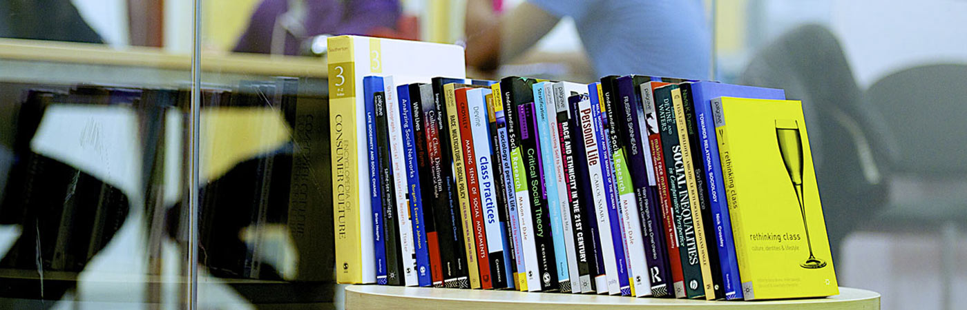 Books by members of the Sociology department