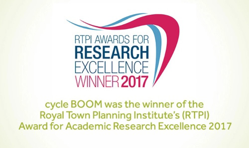 Logo of the EPRSC-funded 'cycle BOOM' project