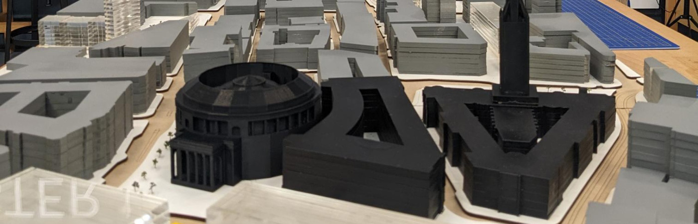 Model created at the Manchester Urban Design LAB (MUD-Lab).
