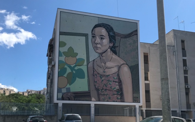 A mural in Italy 