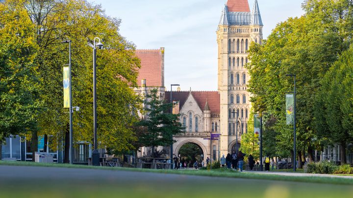University of Manchester park and building