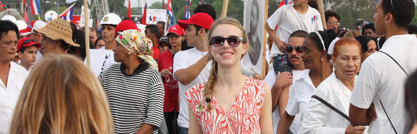Mercedes Antrobus a Social Anthropology student in Cuba