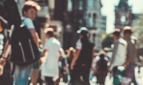 People in the street