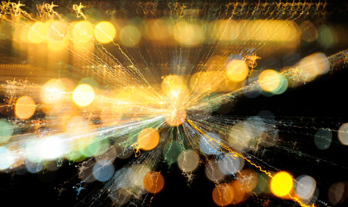 Fractured streets lights