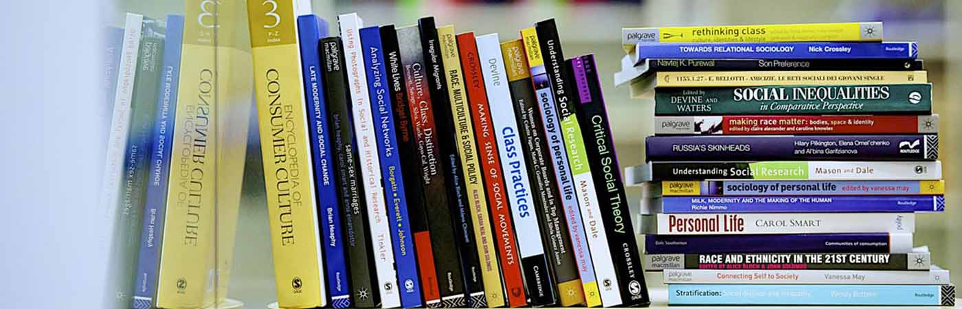 Books published by the Sociology department at Manchester