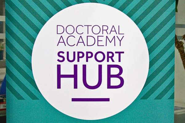 Doctoral academy sign