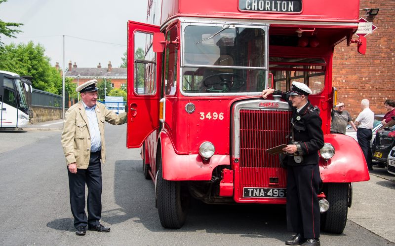 Historic bus tours in Manchester. 
