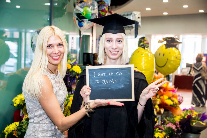Celebrating Language students.