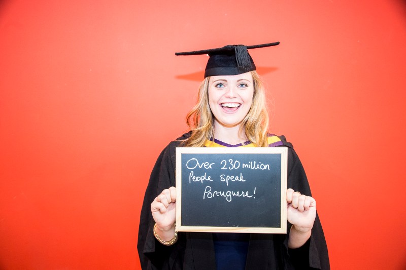 One of our Language graduates.